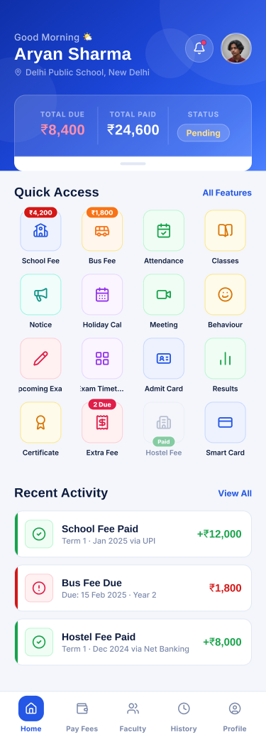 Home Dashboard